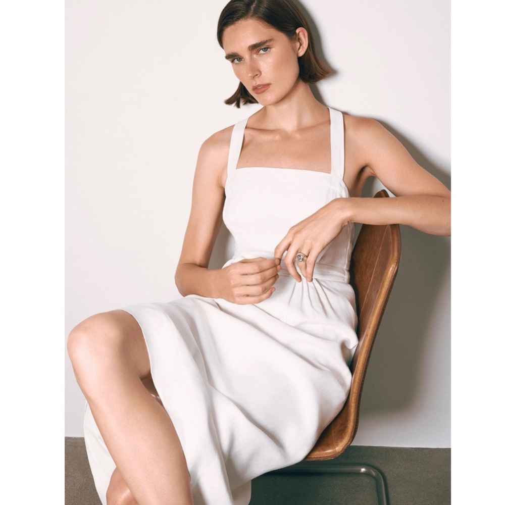 G. Label By Goop Camilla Linen Dress NEW